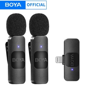 Microfone lapela Boya
